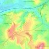 Pitcombe topographic map, elevation, terrain