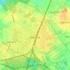 Koluszki topographic map, elevation, terrain