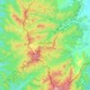 Khun Chae National Park topographic map, elevation, terrain