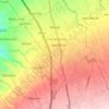 Malvar topographic map, elevation, terrain