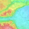 Reda topographic map, elevation, terrain