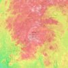 Tobeatic Wilderness Area topographic map, elevation, terrain