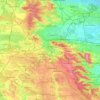 Lviv topographic map, elevation, terrain