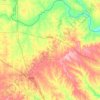 Montague County topographic map, elevation, terrain