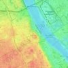 Old Town topographic map, elevation, terrain