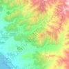 Punta Negra topographic map, elevation, terrain