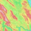 Kočevje topographic map, elevation, terrain