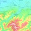 Ropczyce topographic map, elevation, terrain