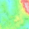 Baucina topographic map, elevation, terrain