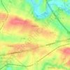 Chauray topographic map, elevation, terrain