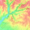 Béceleuf topographic map, elevation, terrain