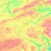 Kangal topographic map, elevation, terrain