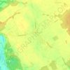 Radzewo topographic map, elevation, terrain