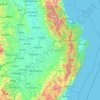 Isabela topographic map, elevation, terrain