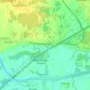 Małkinia Górna topographic map, elevation, terrain