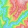 Saint-Martial-Entraygues topographic map, elevation, terrain