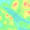 Rock Island Lake topographic map, elevation, terrain