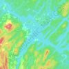 Centennial Lake topographic map, elevation, terrain