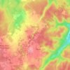 Zbychowo topographic map, elevation, terrain