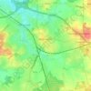 Wokingham topographic map, elevation, terrain