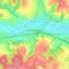 Kostiantynivka topographic map, elevation, terrain