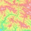 Asara District topographic map, elevation, terrain