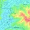 Bulleen topographic map, elevation, terrain