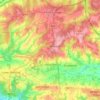 Slaugham topographic map, elevation, terrain