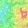 Affieux topographic map, elevation, terrain