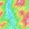 Le Biot topographic map, elevation, terrain