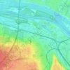 Mombach topographic map, elevation, terrain