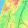 Rishpon topographic map, elevation, terrain