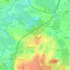 Brzeszcze topographic map, elevation, terrain
