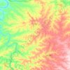 Assaí topographic map, elevation, terrain
