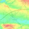 Villiers-en-Plaine topographic map, elevation, terrain