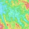 Grosuplje topographic map, elevation, terrain