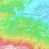 Piechowice topographic map, elevation, terrain