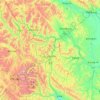 Jigzhi County topographic map, elevation, terrain