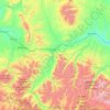 Park County topographic map, elevation, terrain