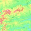 Blarney - Macroom topographic map, elevation, terrain