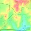 Blakiston topographic map, elevation, terrain