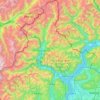 Verbano-Cusio-Ossola topographic map, elevation, terrain