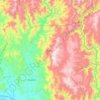Huajicori topographic map, elevation, terrain
