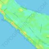 Blairgowrie topographic map, elevation, terrain