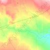 Ward County topographic map, elevation, terrain
