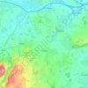 Longden topographic map, elevation, terrain