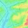 Berridge Ward topographic map, elevation, terrain