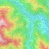 Traves topographic map, elevation, terrain