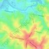 Templestowe Lower topographic map, elevation, terrain