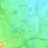 Kingersheim topographic map, elevation, terrain